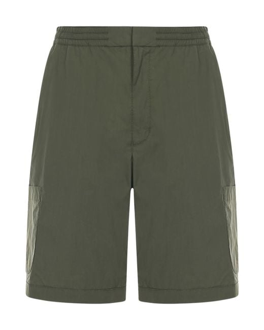 Ambush Green Elasticated Waist Shorts for men