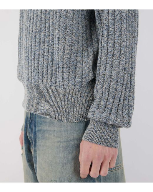 sunflower Gray Crew Neck Sweater for men