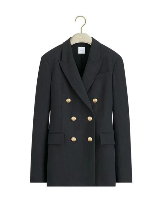 Dior Black Médaillon Bar Jacket