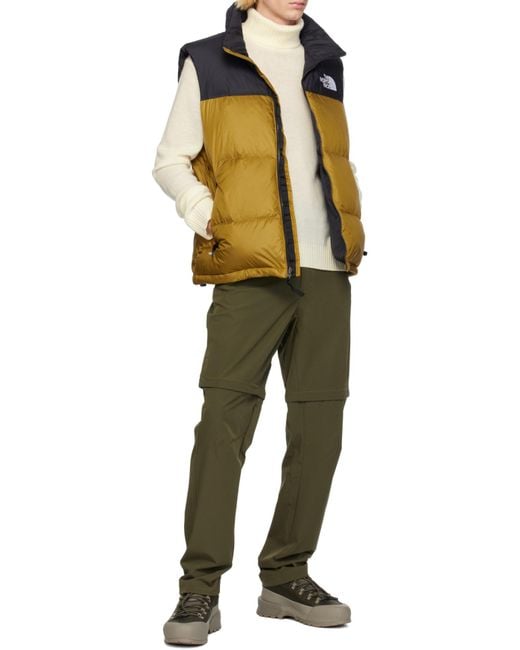 The North Face Green 1996 Retro Nuptse Puffer Gilet for men