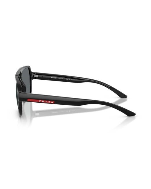 Prada Linea Rossa Multicolor Rectangular Sunglasses for men