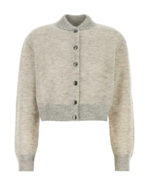Brunello Cucinelli Natural Cropped Cardigan