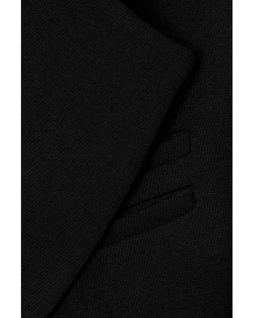Proenza Schouler Black Long-Sleeved Lapel Blazer