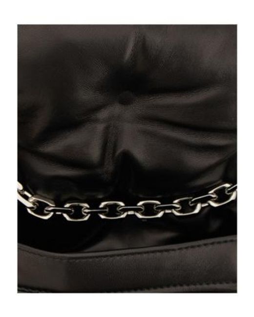 Maison Margiela Black Glam Slam Flap Quilted Mini Bag