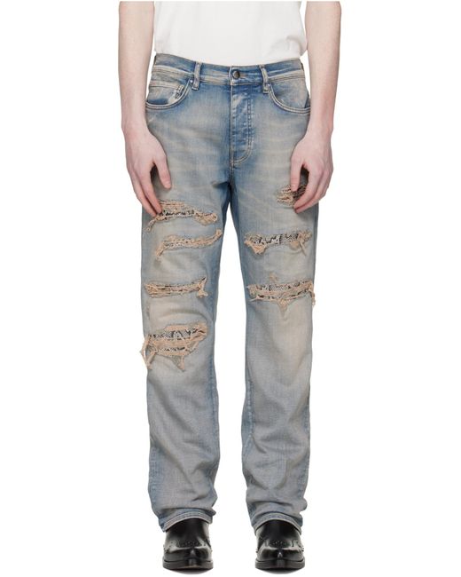 Amiri Gray Vintage Effect Slim Fit Jeans for men