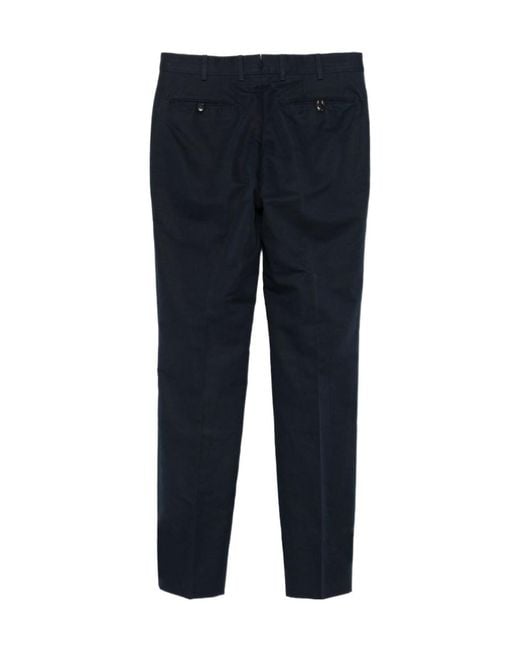 Brioni Blue Casual Pants With Belt Loops for men