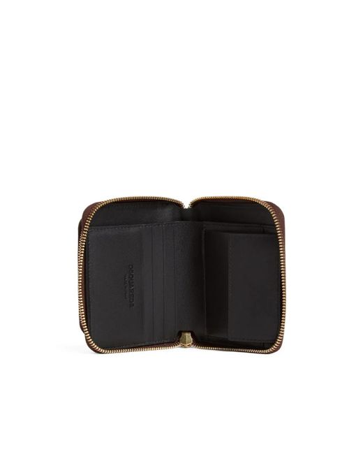 DSquared² Multicolor Twin Zip Around Wallet