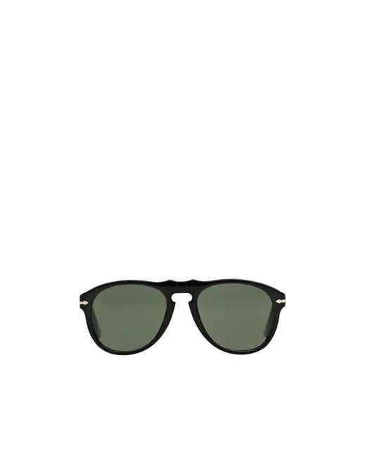 Persol Green Pilot Frame Sunglasses for men