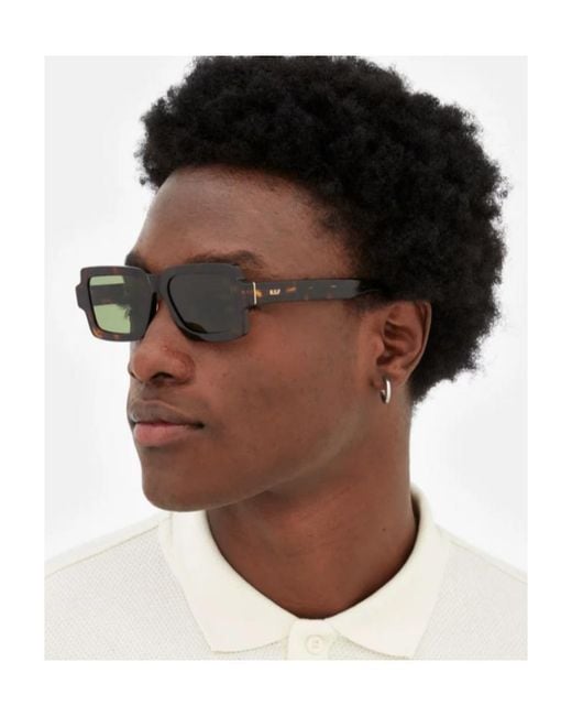 Retrosuperfuture Black Logo Sunglasses for men