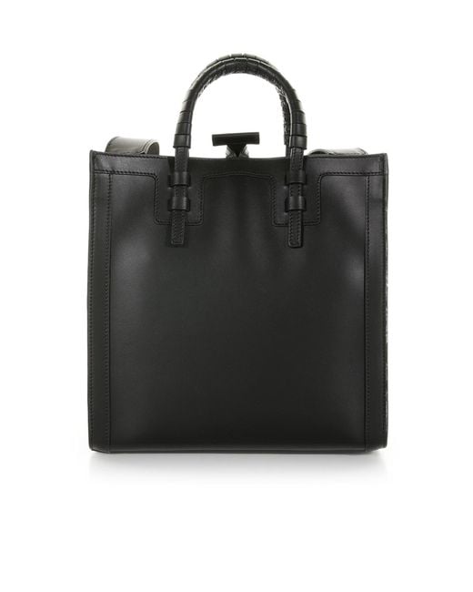 Casadei Black Beauriva Logo-Patch Shopper Bag