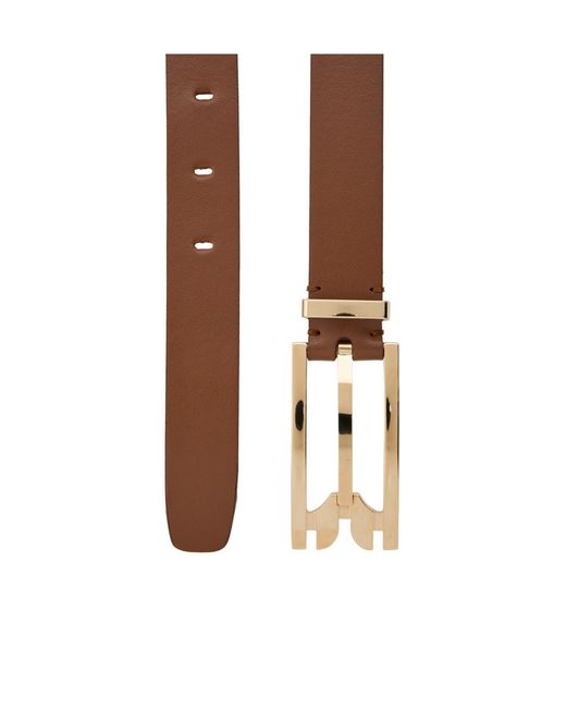 Victoria Beckham White Leather Belt