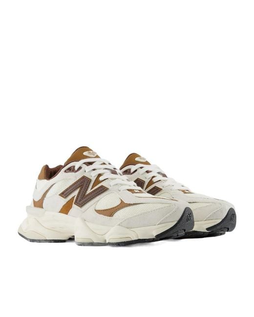 New Balance White 9060 Sneakers for men