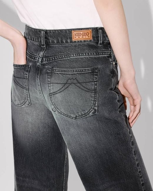 KENZO Gray X Futura 2000' Sumire Cropped Pants