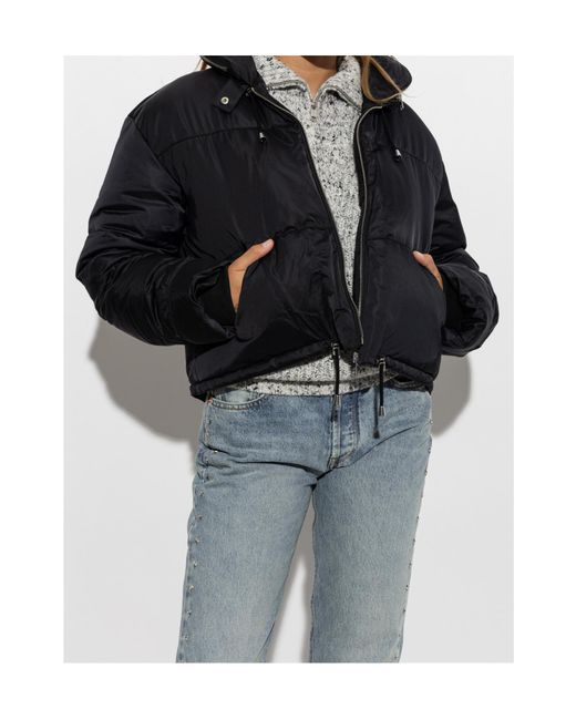 Isabel Marant Blue Long-Sleeved Down Jacket