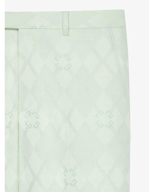 Givenchy Green Straight-Leg Trousers for men