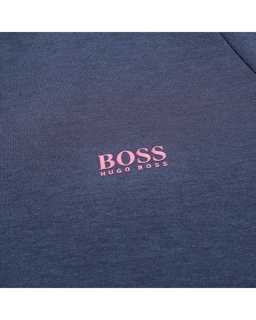Boss Blue Logo Casual Jacket for men