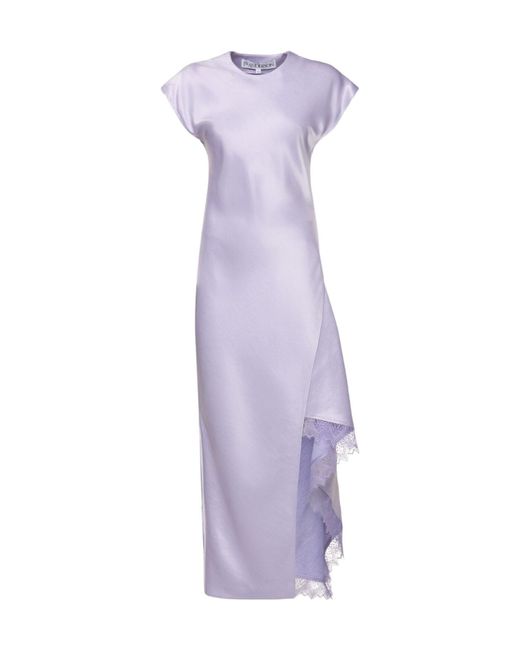 J.W. Anderson Purple Asymmetrical Dress
