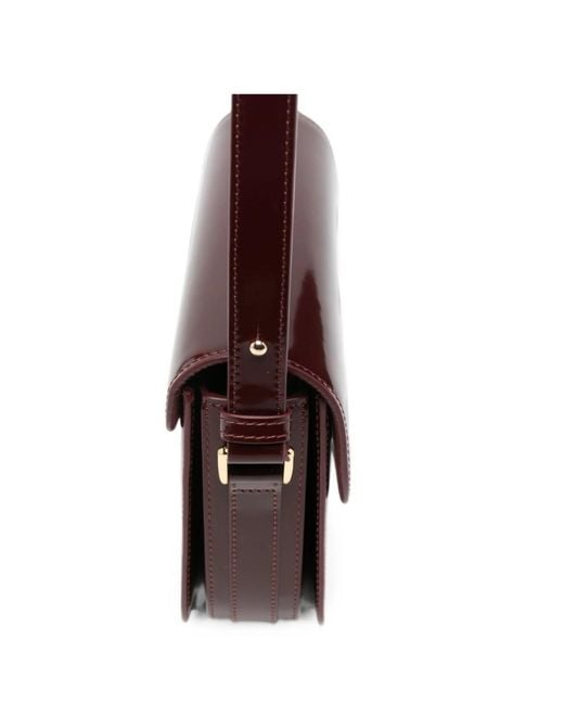 A.P.C. White Flap Shoulder Bag
