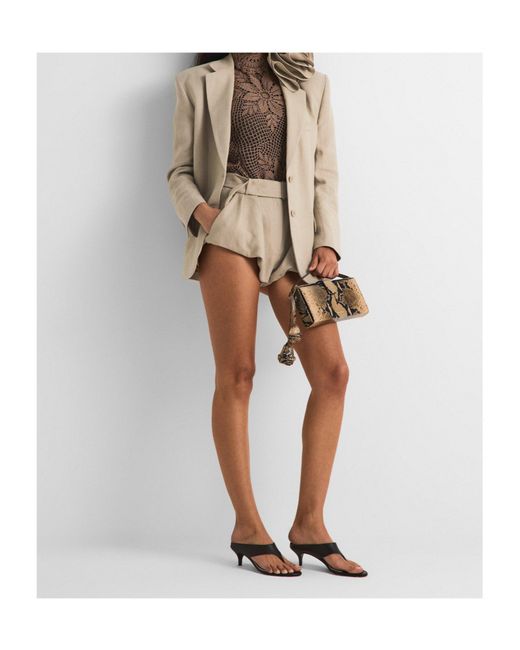 Magda Butrym Natural Shorts 04 Tailored