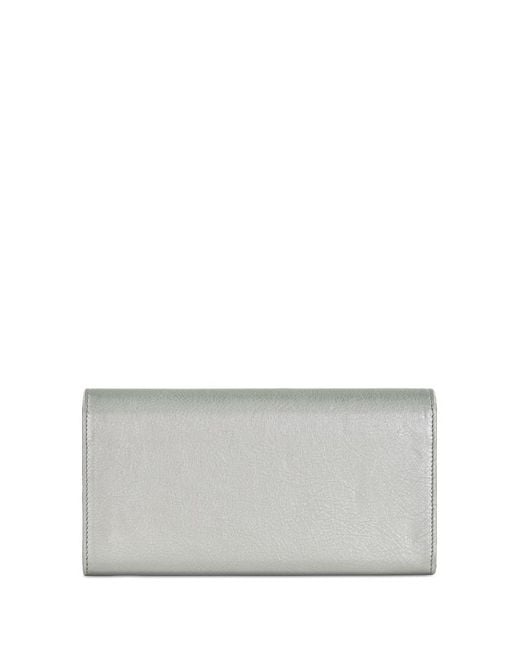 Balenciaga Gray Logo Wallet
