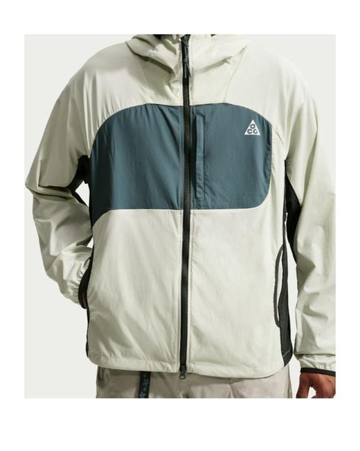 Nike Gray Acg 'Five Towers' Uv Protection Jacket for men