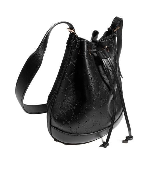 Gucci Black Venice Small Bucket Bag