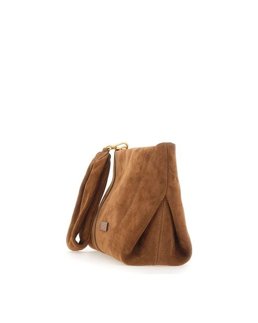 Gianni Chiarini Brown Suria Maxi Clutch Bag