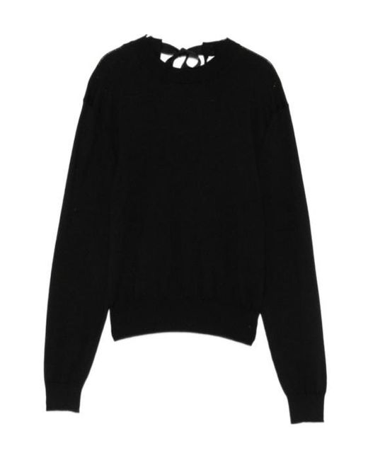 Lanvin Black Crew-Neck Sweater