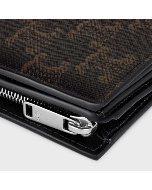 Céline Black Compact Wallet for men