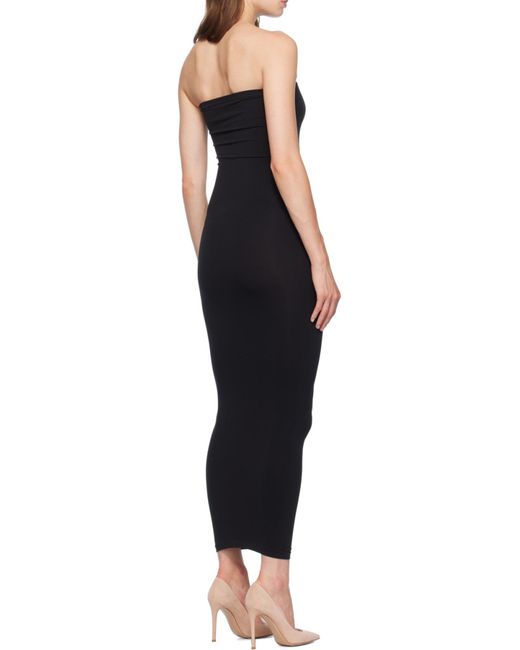 Wolford Black Fatal Off-Shoulder Dress