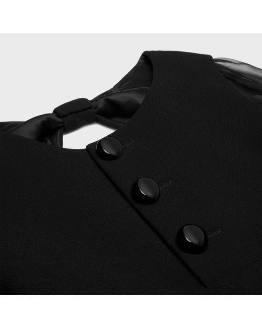 Céline Black Mini Trapeze Dress