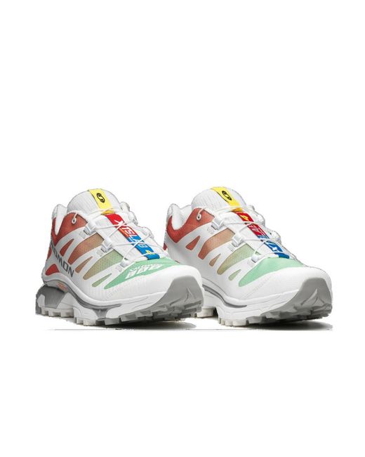 Salomon Lab White Salomon Xt-4 Og Logo Printed Sneakers for men