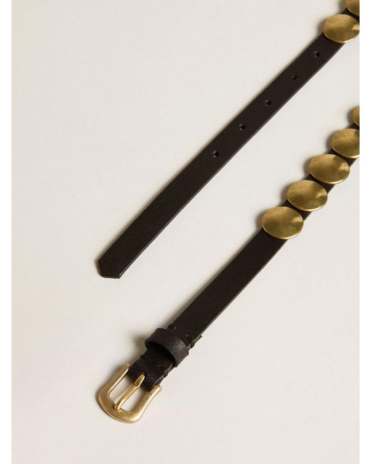 Golden Goose Deluxe Brand White Golden Goose Trinidad Pin-Buckle Belt