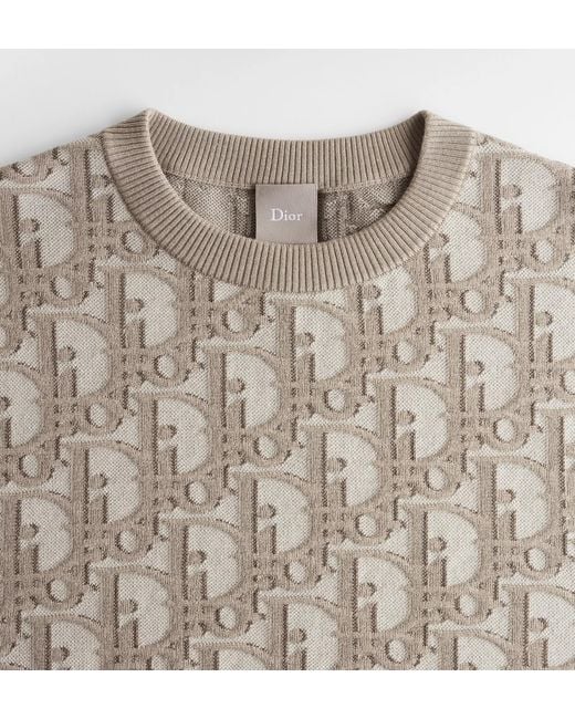 Dior White Oblique T-Shirt, Regular Fit for men