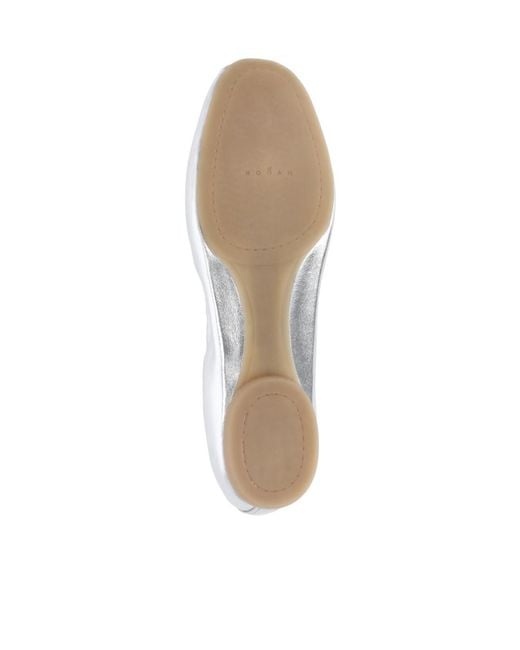 Hogan White H684 Ballerinas