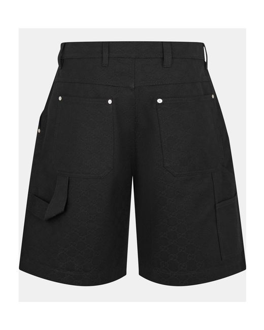 Gucci Black Denim Shorts for men