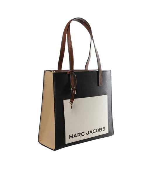 Marc Jacobs White Leather Tote Bag