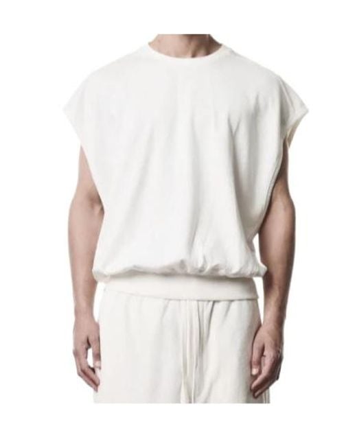 Thom Krom White Crew Neck T-Shirt for men