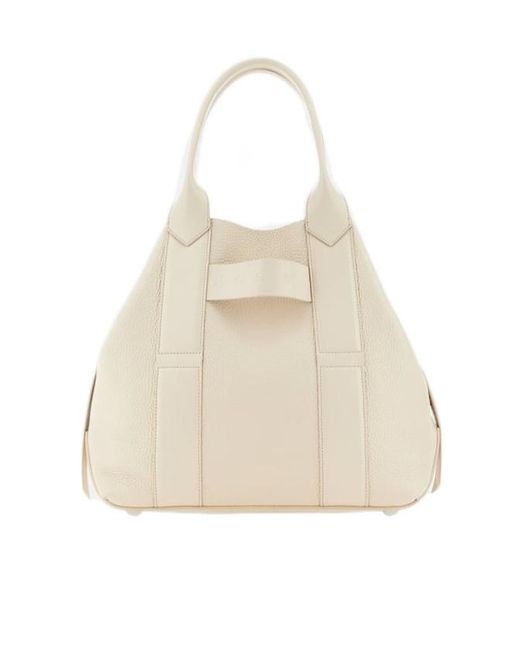 Hogan Natural Script Medium Shopping Bag
