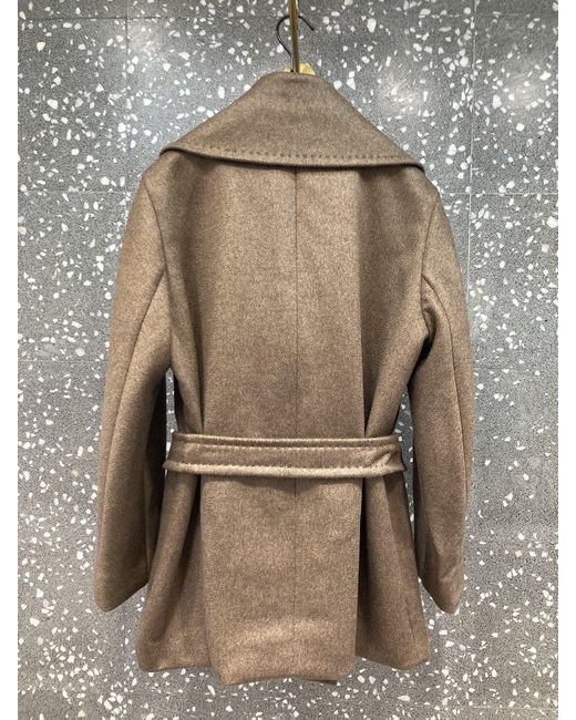 Max Mara Brown Long-Sleeved Coat
