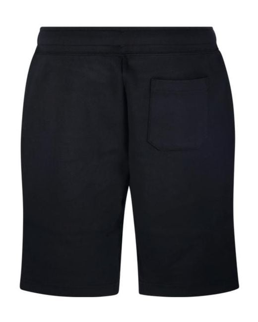 Polo Ralph Lauren Blue Logo Embroidered Drawstring Shorts for men
