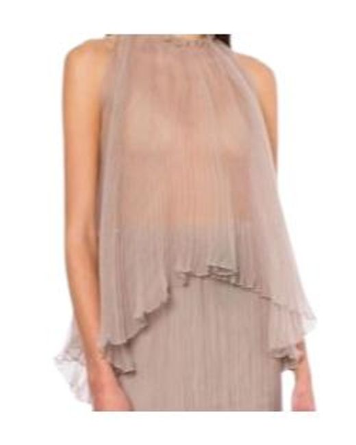Alberta Ferretti Pink Sleeveless Top