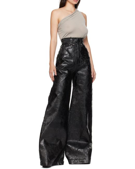 Rick Owens Black Dirt Cooper Trousers