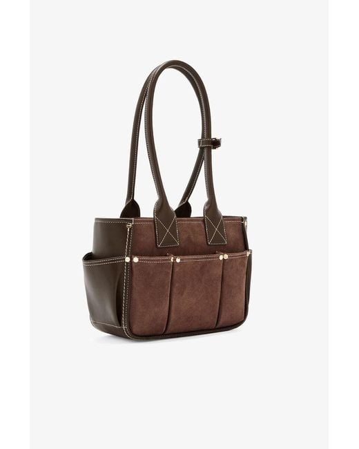 Ganni Brown Posy Bag Small