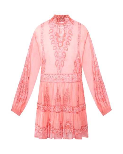 Etro Pink Paisley Printed Dress