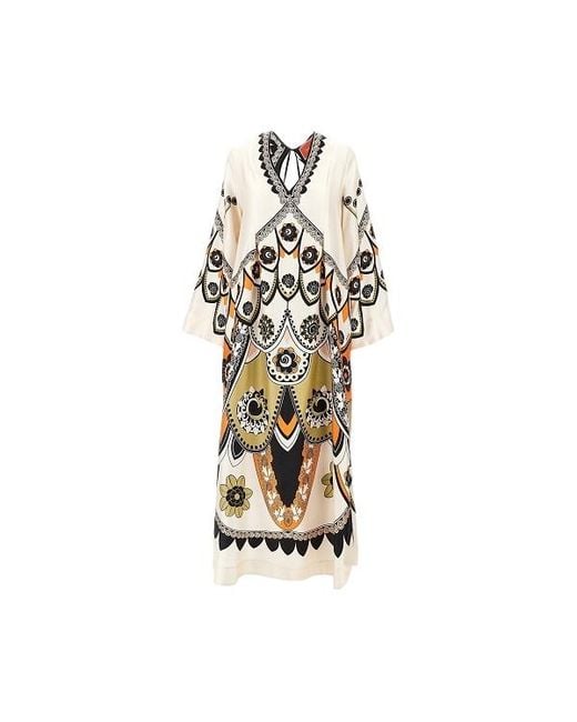 LaDoubleJ Metallic Patterned Dress