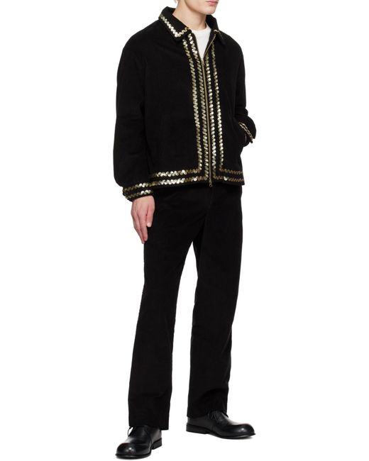 Bode Black Jacket for men