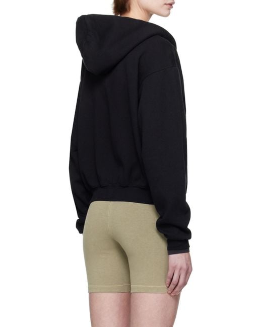 Skims Blue Fleece Classic Zip Up Hoodie