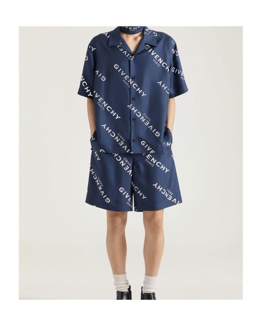 Givenchy Blue Luxury Shirt for men