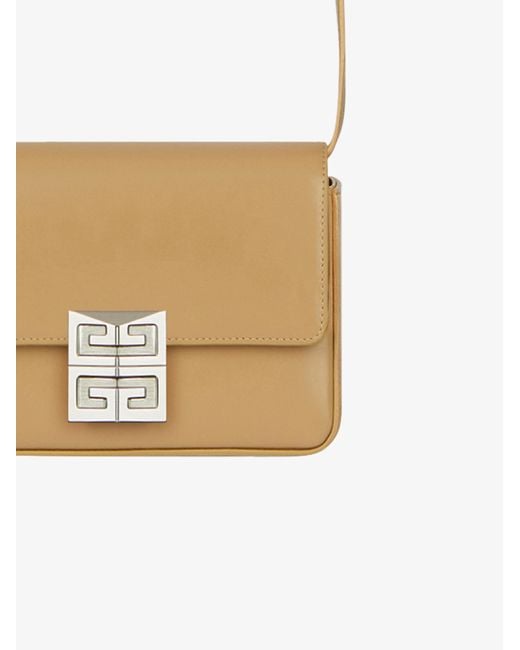 Givenchy Metallic Logo-Buckle Leather Crossbody Bag